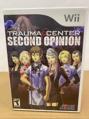 Trauma Center Second Opinion (Nintendo Wii) Case With Art And Disc Only Tested