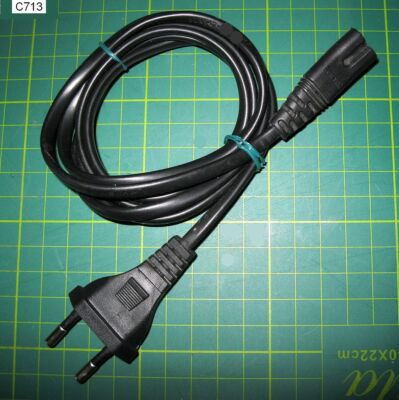 .... C7V01 1,0-1,45m Netzkabel mit ''Fig.8'' C7 Stecker und 2-poligem Eurostecker(o)