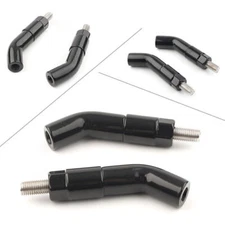 Mirror Stem Extenders for Harley Davidson Iron 1200 XL1200NS 2018-2019 Black