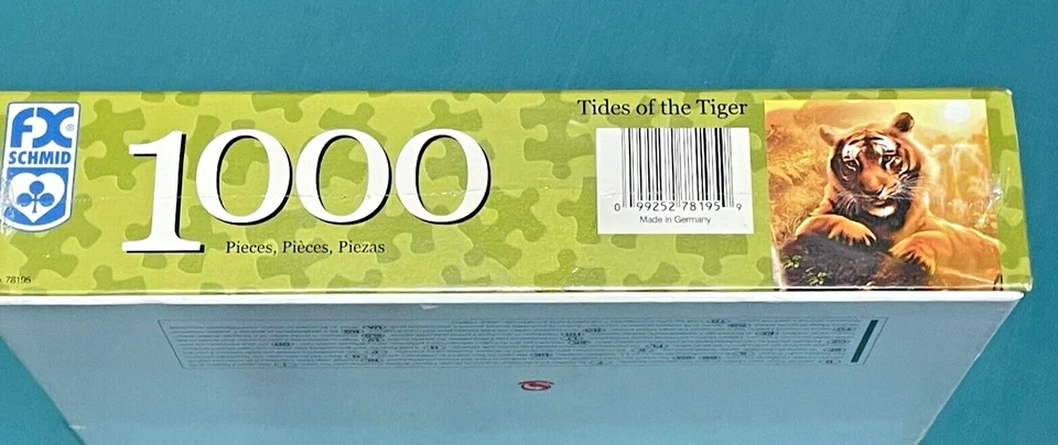 Puzzle - Tides of the Tiger - 1000 pc - 20" x 27" - FX Schmid {NEW_SHRINK} - Image 2 of 3