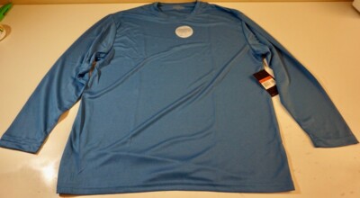 GALAXY BY HARVIC WOMEN'S XL TAGLESS ATHLETIC PERFORMANCE TOP BLUE NWT! MSRP $42