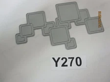 MB-99296 Square Links Embossing Die 2.9" x 5.1" MSRP $20 Each  