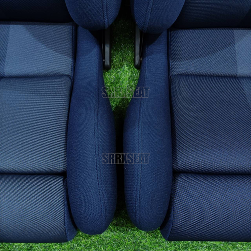 【1 PAIR】AUTHENTIC RECARO LSC BLUE MONZA Very Good Condition - Foto 9 di 12