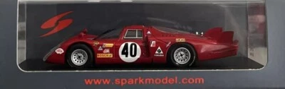 SPARK 1/43 S4368 Alfa Romeo 33/2 #40 24h Le Mans 1968 Mario Casoni & Biscaldi - Photo 1/4