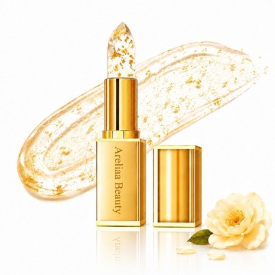 Skin-Adaptive Lipstick, PH Color Changing Tinted Lip Balm, Long-Lasting Hydra...