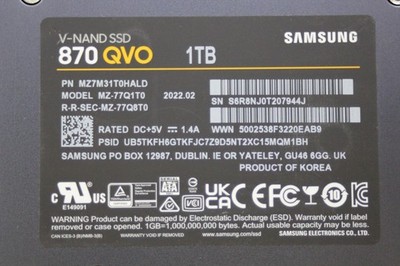 SAMSUNG 870 QVO 1TB 2.5