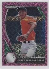 2021 Panini Prizm Draft Picks Pink Velocity Elmer Rodriguez-Cruz #PDP105 5u3
