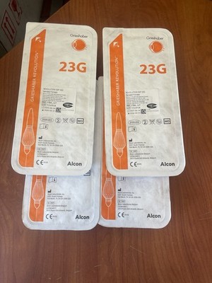 Alcon 706.47  Grieshaber Revolution DSP  23G Serrated Forceps, Lot Of 4