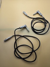 Lot of 2 Guitar Instrument Cables 3ft 1/4  TS...