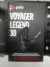 Poly Voyager Legend 30 Bluetooth Headset Black Discreet Boom Noise-Cancelling