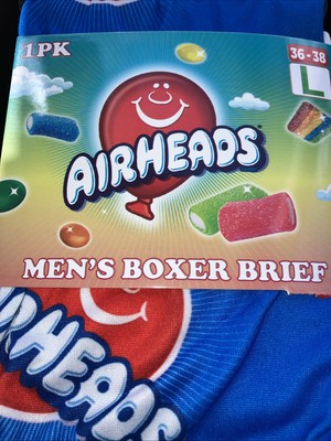 AIRHEADS Candy Novelty Boxer Briefs Underwear Men's Size L 36-38 NWT