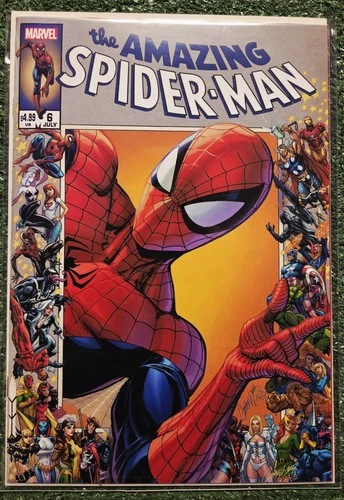 AMAZING SPIDER-MAN #6 Sixth Series CAMPBELL FRAME VARIANT SEALED HIGH GRADE 9.8+