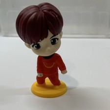 McDonald's BTS Figure Toy w/ Yellow Base Red Outfit 2019 Age Level 4-7 Years