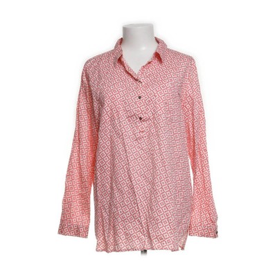 Walbusch, Bluse, Größe: 42, 55-2173-9, Pink/Weiß/Mehrfarbig, Baumwolle #rHY
