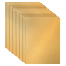 28 Sheets Gold Shimmer Cardstock 8.5 x 11 Metallic Paper, 92lb Heavyweight Cr...