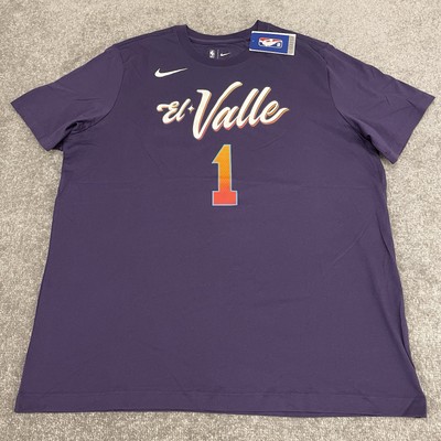 Nike Phoenix Suns Shirt XL Purple Devin Booker City Edition El Valle NBA NEW