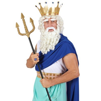 Neptun Dreizack Poseidon Zepter schwarz Antike Waffe Teufelsdreizack Trident