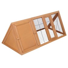 i.Pet Rabbit Hutch Chicken Coop Large Run Wooden Pet Cage Houses Outdoor Coops