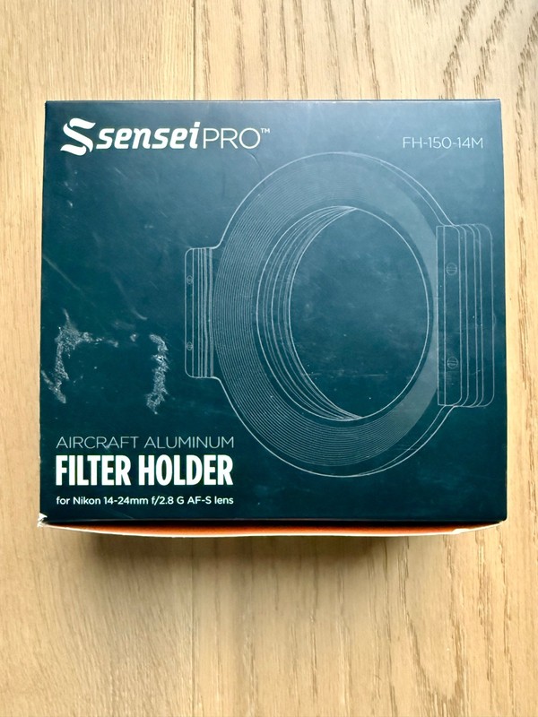 Sensei Pro FH-150-14M Aircraft Aluminum Filter Holder/Nikon 14-24mm f/2.8 G AF-S