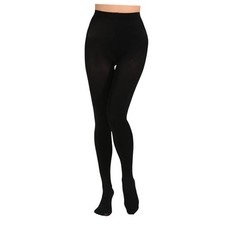 Women's 80 Denier Solid Color Opaque Tights, High Waist Large-X-Large Black