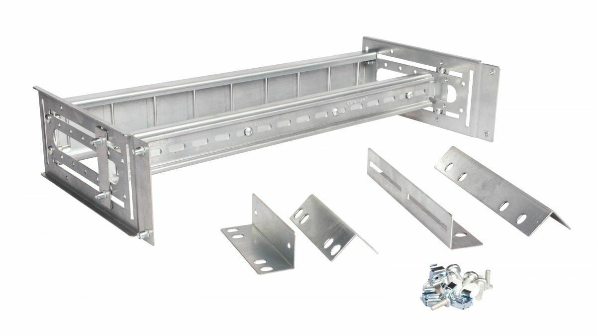 Equip EZR-DIN-3 Rails 19'. 3U Din. Ral7035
