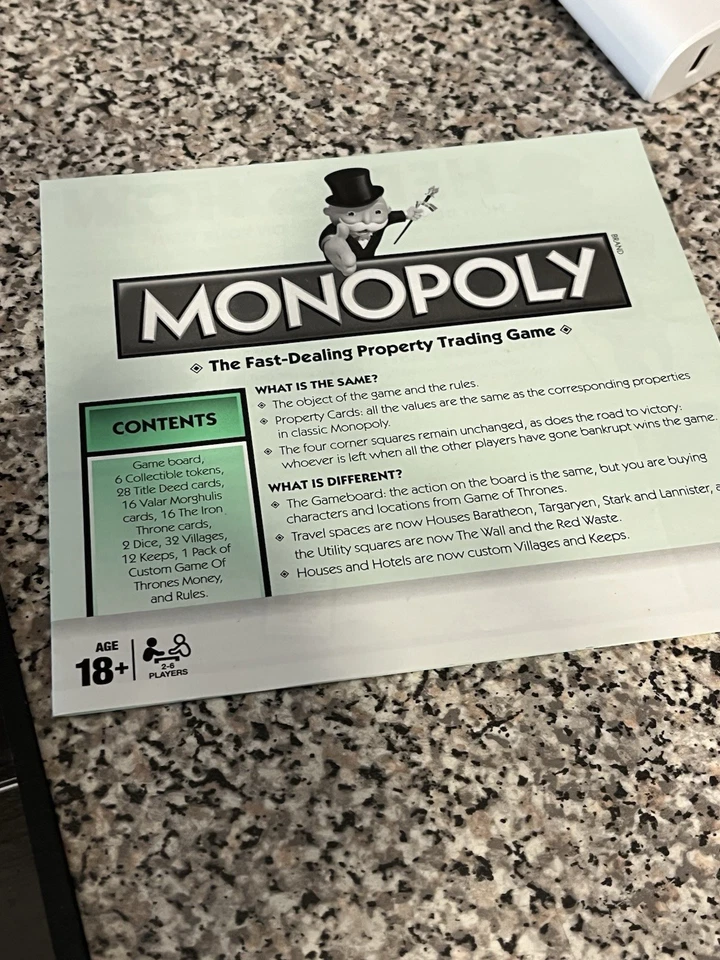 Monopoly Game of Thrones Collectors Edition - Image 4 of 4