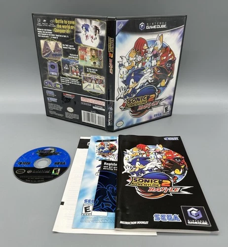 Sonic Adventure 2 Battle (Nintendo GameCube) CIB Complete with Manual - TESTED!