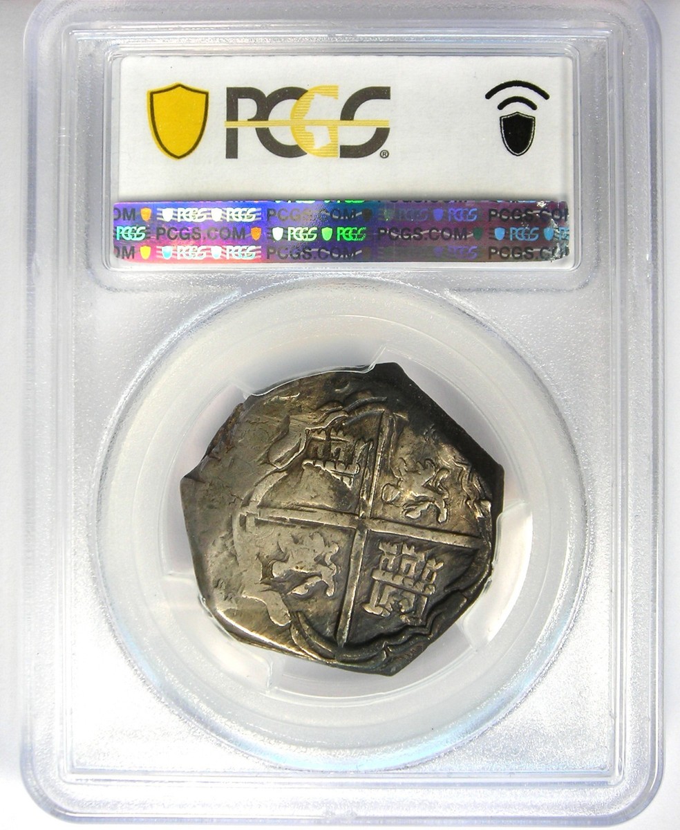 1630-32 Spain Cob Silver 8 Reales Cross Coin 8R - Certified PCGS