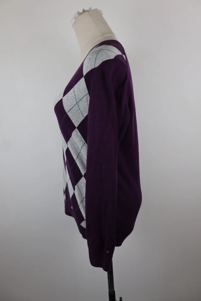 Tommy Hilfiger Suéter Mujer Talla M Informal Estilo Vintage Crochet Algodón Foto 4 de 4