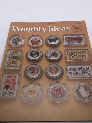 Weighty Ideas Cross Stitch Chart  Bob Lord Pattern