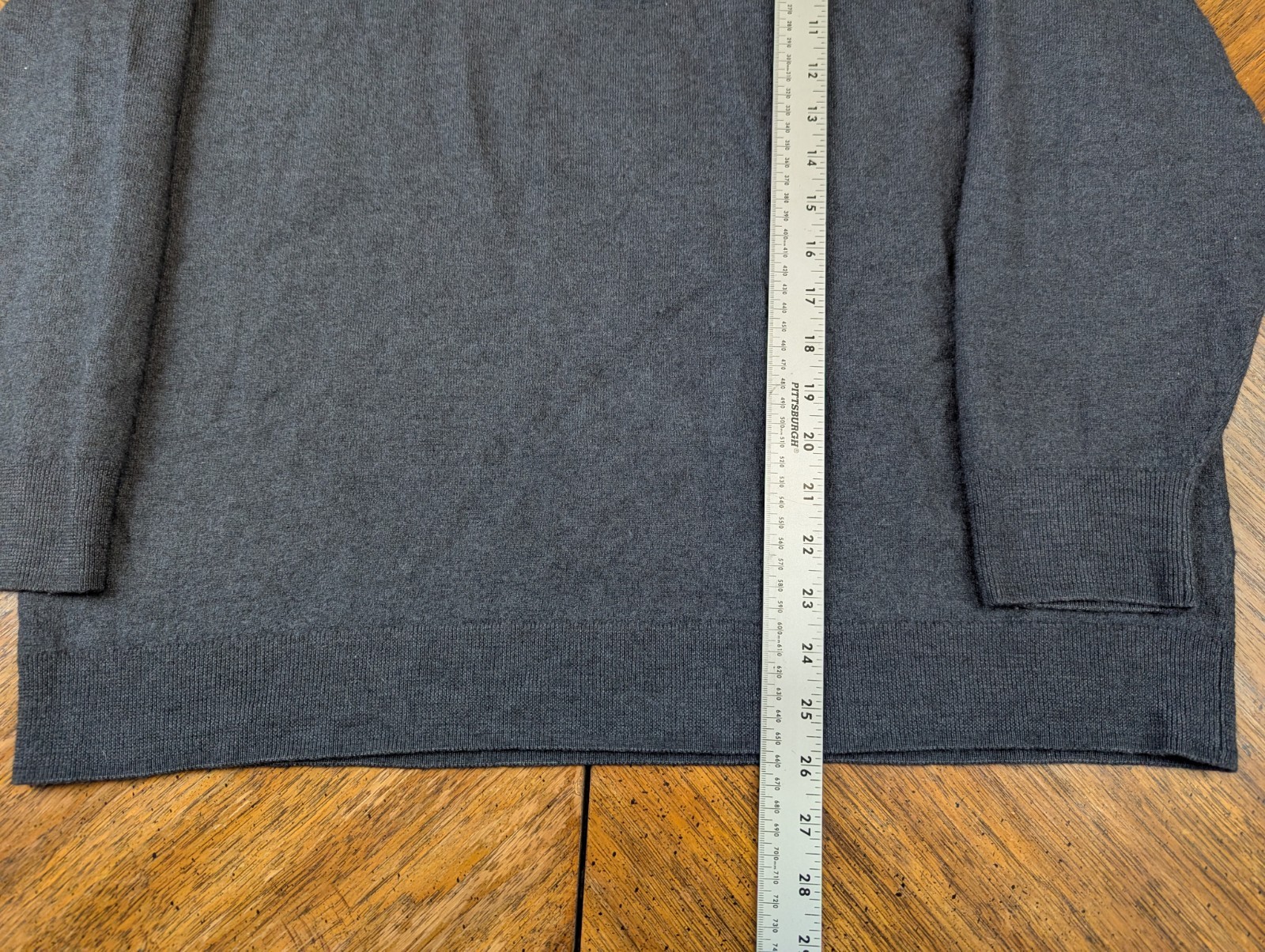 Pendleton Dark Gray Pullover Sweater Size 2XL XXL… - image 4