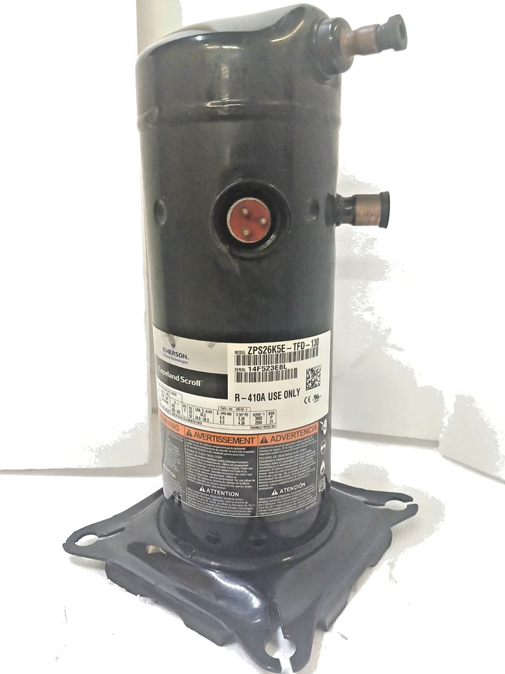 NEW COPELAND SCROLL COMPRESSOR ZPS26K5E-TFD-460V-2 TON-3PH-R410A-AC/HP DUTY