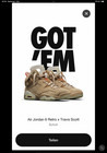 Air Jordan 6 Retro SP  Travis Scott  Brithish Khaki EU 45/ US 11  ( DH0690200 ) 