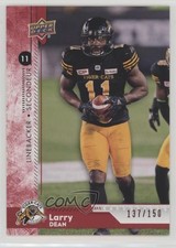 2018 Upper Deck CFL Red 137/150 Larry Dean #66 2zq