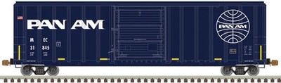 ATLAS HO GAUGE FMC 5347 SD BOX CAR PAN AM #31948 PN 20007602