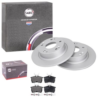 ABS BREMSSCHEIBEN 260mm + BELÄGE HINTEN passend für HONDA ACCORD 7 VII CL Limo