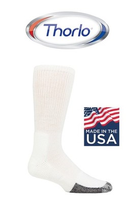 Thorlos Unisex Herren und Damen Tennis Crew Socken mit dicker Polsterstütze