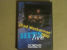 CHAD WACKERMAN TRIO HITS LIVE DVD 2001 DRUMCHANNEL JAZZ ROCK FUSION RARE! NM