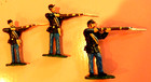 LeMans ACW American Civil War Union Toy Soldiers Lot of 5 VTG 1993-94 — photo 4