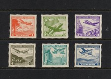 S5681   Chile   1960   aviation  airmails  airplane   6v.   MNH