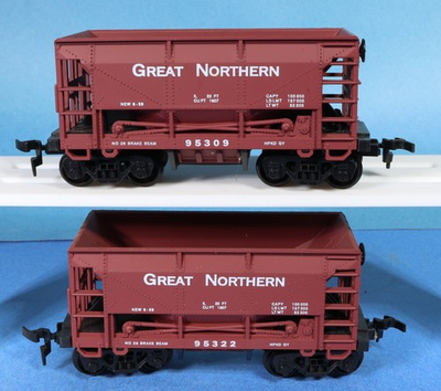 #ad Lot of 2 HO Scale Great Northern Ore Transport Cars 953XX $24.24