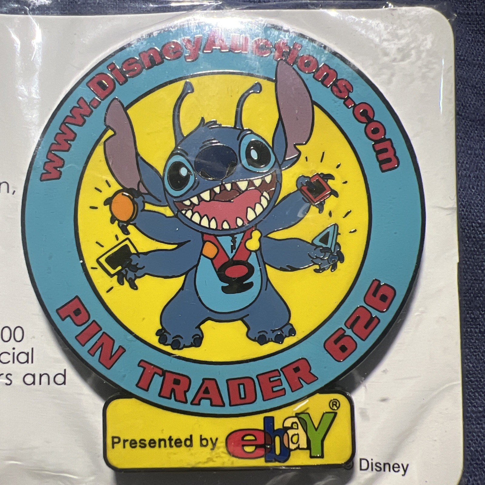 Disney Pin Disney Auctions - Stitch Pin Trader 626 Pin 25154