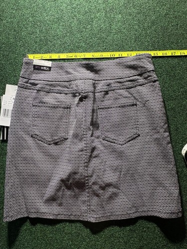 SLIM-SATION Skort Donna Tg 8 Nero Golf Elasticizzato Pancia Pannello di Controllo Pickleball - Foto 12 di 13