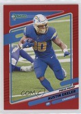2021 Panini Donruss Press Proof Red Austin Ekeler #72 05v0