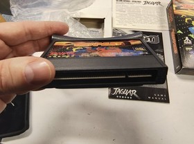 ATARI JAGUAR TEMPEST 2000 CIB 1994 FAN FAVORITE GAME- BOX -MANUAL AUTHENTIC 