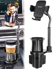 Cup Phone Mount for Car, 2 in 1 Universal Cup Phone Holder for Car, Stretchable