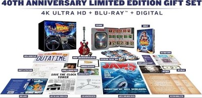 Back to the Future 40th Anniversary 4K Trilogy Steelbook Giftset IN HAND