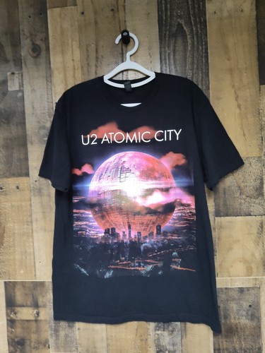 U2 Atomic City Las Vegas 2023 Tee – Double-Sided Graphic – Size L – Gildan - Picture 6 of 12