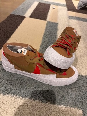 Size 10.5 - sacai x Nike Blazer Low British Tan