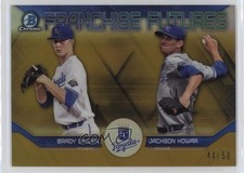 2018 Bowman Draft Gold Refractor /50 Jackson Kowar Brady Singer #KCR 6e0